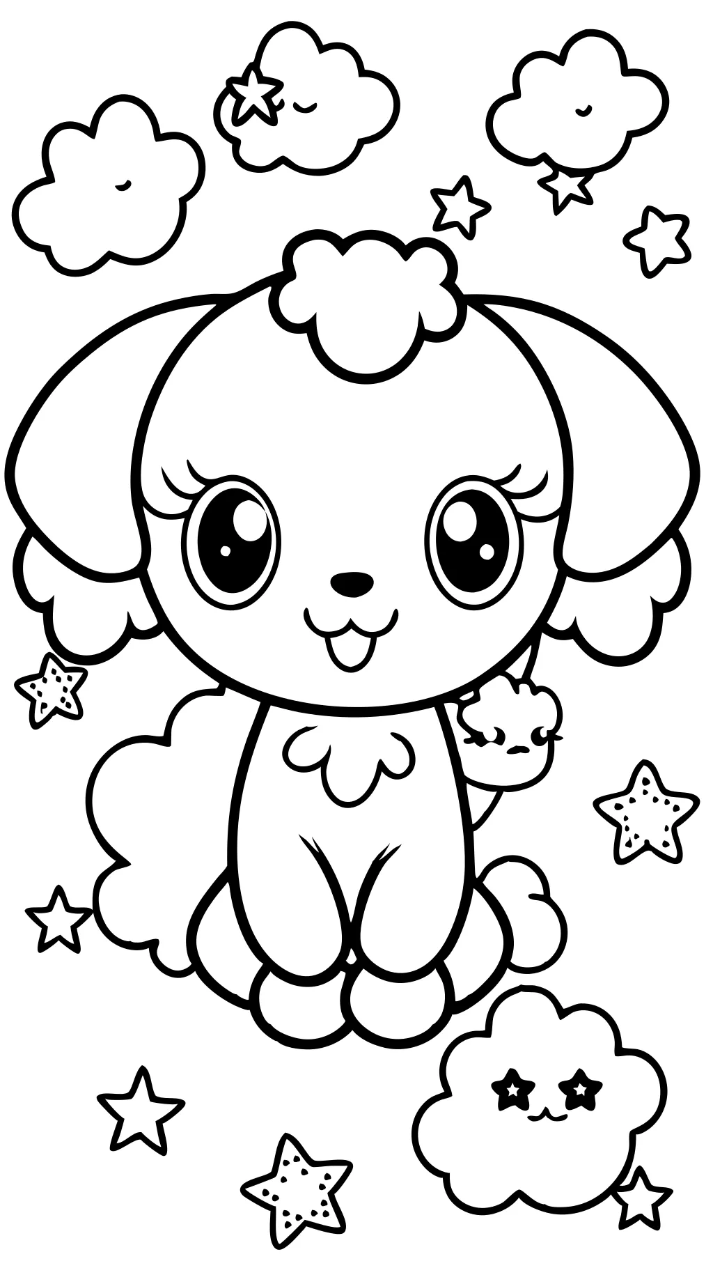 cinnamoroll coloring page printable